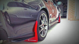 2015-21 Subaru WRX & STI Sedan RED Mud Flap White Logo